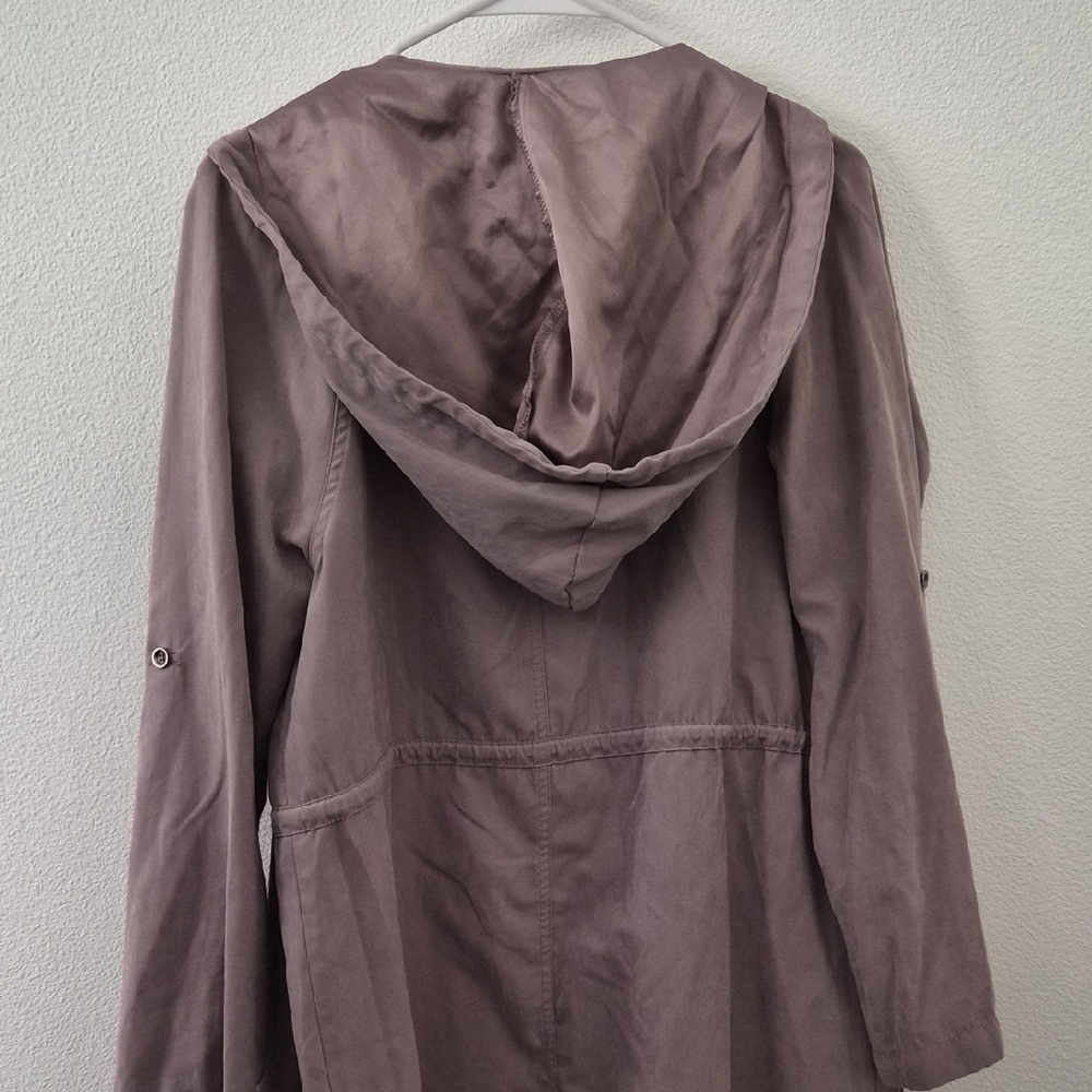 Hooded Utility Jacket - Tan - Picture 7 of 7